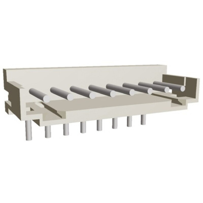 TE Connectivity AMP CT Series Right Angle Through Hole PCB Header, 8 Contact(s), 2.0mm Pitch, 1 Row(s), Shrouded