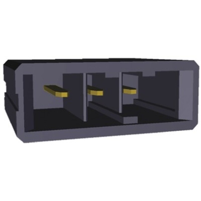 TE Connectivity Dynamic 3000 Series Straight Through Hole PCB Header, 3 Contact(s), 3.81mm Pitch, 1 Row(s), Shrouded