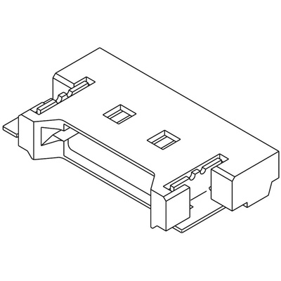 Molex PanelMate Series Right Angle Surface Mount PCB Header, 3 Contact(s), 1.25mm Pitch, 1 Row(s), Shrouded