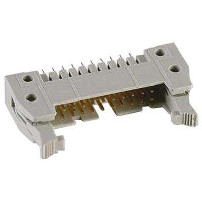Harting SEK 18 Series Straight Through Hole PCB Header, 26 Contact(s), 2.54mm Pitch, 2 Row(s), Shrouded