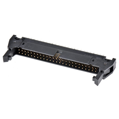 3M 3000 Series Straight Through Hole PCB Header, 50 Contact(s), 2.54mm Pitch, 2 Row(s), Shrouded