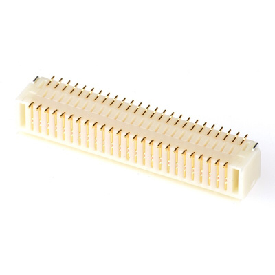 JST SHD Series Right Angle Surface Mount PCB Header, 50 Contact(s), 1.0mm Pitch, Shrouded