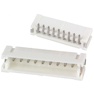 JST ZH Series Top Entry Surface Mount PCB Header, 9 Contact(s), 1.5mm Pitch, 1 Row(s), Shrouded
