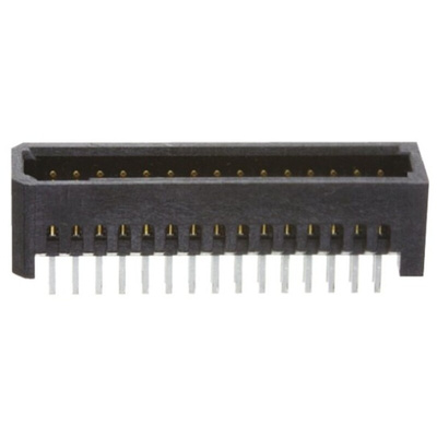 Samtec TFM Series Straight Through Hole PCB Header, 14 Contact(s), 1.27mm Pitch, 2 Row(s), Shrouded