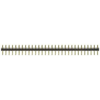 Samtec TLW Series Straight Through Hole Pin Header, 60 Contact(s), 2.54mm Pitch, 2 Row(s), Unshrouded