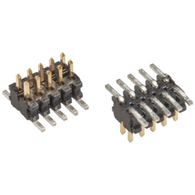 Samtec FTMH Series Straight Surface Mount Pin Header, 20 Contact(s), 1.0mm Pitch, 2 Row(s), Unshrouded