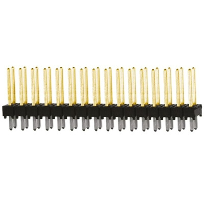 Samtec TSW Series Straight Through Hole Pin Header, 32 Contact(s), 2.54mm Pitch, 2 Row(s), Unshrouded