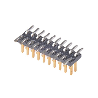 Samtec FTS Series Straight Surface Mount Pin Header, 20 Contact(s), 1.27mm Pitch, 2 Row(s), Unshrouded