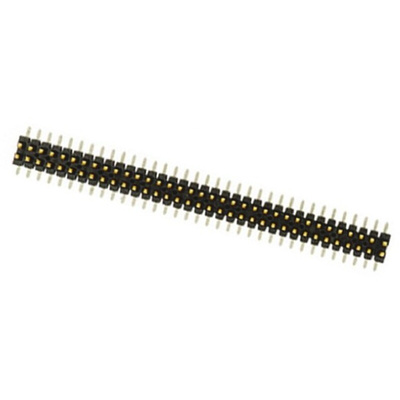 Samtec FTSH Series Straight Surface Mount Pin Header, 60 Contact(s), 1.27mm Pitch, 2 Row(s), Unshrouded