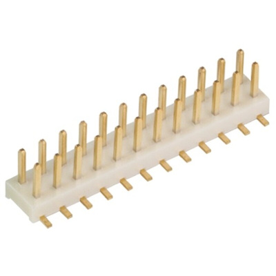 Hirose A3A Series Straight Surface Mount Pin Header, 24 Contact(s), 2.0mm Pitch, 2 Row(s), Unshrouded