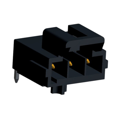 Molex Ultra-Fit Series Right Angle Through Hole PCB Header, 3 Contact(s), 3.5mm Pitch, 1 Row(s), Shrouded