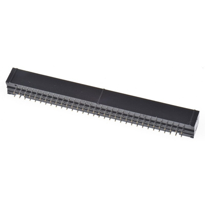 Hirose HIF3FB Series Straight Through Hole PCB Header, 64 Contact(s), 2.54mm Pitch, 2 Row(s), Shrouded