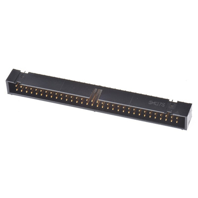 Hirose HIF3FB Series Straight Through Hole PCB Header, 64 Contact(s), 2.54mm Pitch, 2 Row(s), Shrouded