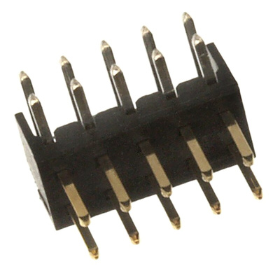 Molex Milli-Grid Series Right Angle Through Hole Pin Header, 10 Contact(s), 2.0mm Pitch, 2 Row(s), Unshrouded