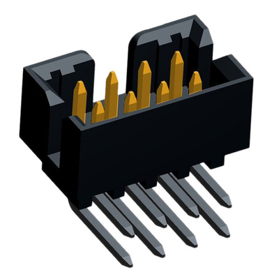 Molex Milli-Grid Series Right Angle Through Hole PCB Header, 8 Contact(s), 2.0mm Pitch, 2 Row(s), Shrouded