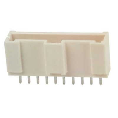Hirose DF1E Series Straight Through Hole PCB Header, 10 Contact(s), 2.5mm Pitch, 1 Row(s), Shrouded