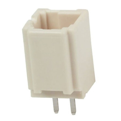 Hirose DF1E Series Straight Through Hole PCB Header, 2 Contact(s), 2.5mm Pitch, 1 Row(s), Shrouded
