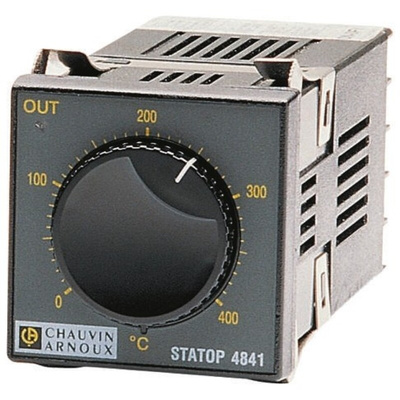 Pyro Controle STATOP Panel Mount On/Off Temperature Controller, 48 x 48 (1/16 DIN)mm 1 Input, 1 Output Relay, 200