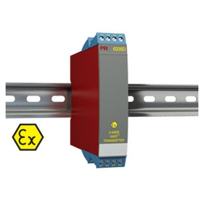 PR Electronics 6300 Temperature Transmitter Linear Resistance, RTD, Thermocouple, Voltage Input, 8 → 30 V dc