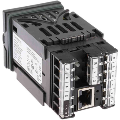 Eurotherm EPC3016 Panel Mount PID Controller, 48 x 48mm 1 Input 1 Logic, 2 Relay, 100 → 230 V ac Supply Voltage PID