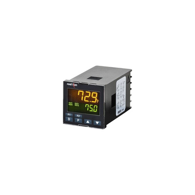 Red Lion PXU Panel Mount PID Temperature Controller, 48 x 48mm 1 Input, 2 Output 0-10 V dc, Relay, 100 → 240 V