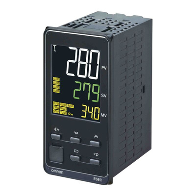 Omron E5EC Panel Mount PID Temperature Controller, 96 x 48mm 4 Input, 4 Output Relay, 240 V Supply Voltage