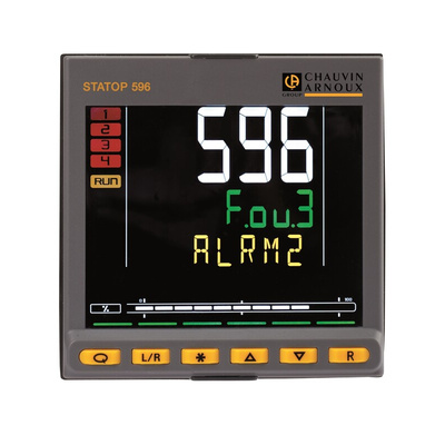 Pyro Controle STATOP 500 Panel Mount PID Temperature Controller, 96mm 1 Input, 3 Output Relay, 100 → 240 V ac