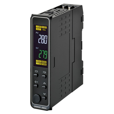 Omron E5DC Panel Mount Controller, 85 x 22.5mm 2 dedicated Input, 2 dedicated Output Relay, 100 → 240 V Supply