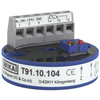 WIKA Analogue Temperature Transmitter T91 Temperature Transmitter Type K Input