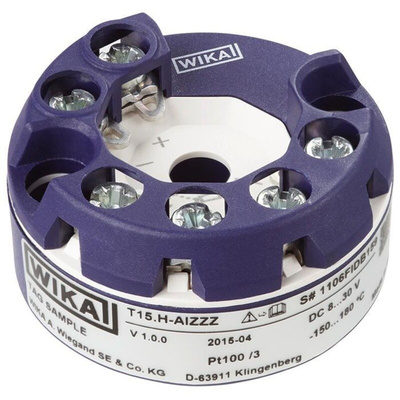 WIKA T15.H Temperature Transmitter PT100 Input