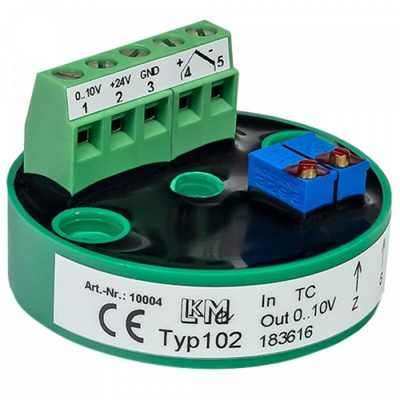 LKMelectronic LKM Temperature Transmitter B, E, J, K, L, N, S, T, U Input, 15 → 26 V ac