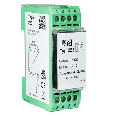 LKMelectronic LKM Temperature Transmitter Pt100/Pt1000 Input