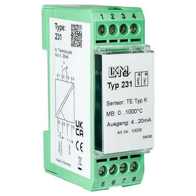 LKMelectronic LKM Temperature Transmitter B, E, J, K, L, N, S, T, U Input