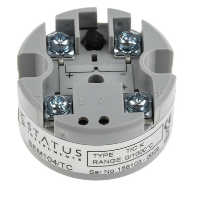 RS PRO Temperature Transmitter Various Input, 10 → 30 V dc, 0 → +70 °C