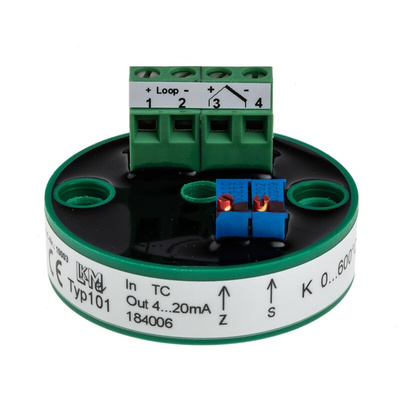 LKMelectronic LKM 101 Temperature Transmitter Thermocouples Type K Input, 24 V