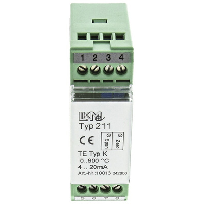 LKMelectronic LKM 211 Temperature Transmitter TC Type K Input, 10 → 35 V