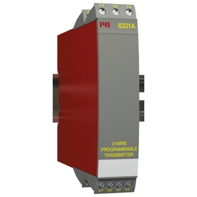 PR Electronics 6300 Temperature Transmitter Linear Resistance, RTD, Thermocouple, Voltage Input, 7.2 → 35 V dc