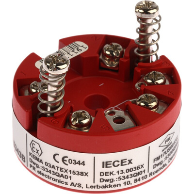 PR Electronics 5300 Level Transmitter Potentiometer Input, 8 → 30 V dc, -40 → +85 °C