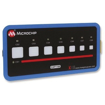 Microchip CAP1188 RightTouch Capacitive Touch Evaluation Kit