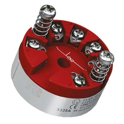 PR Electronics 5300 Temperature Transmitter Linear Resistance, RTD, Thermocouple, Voltage Input, 8 → 35 V dc