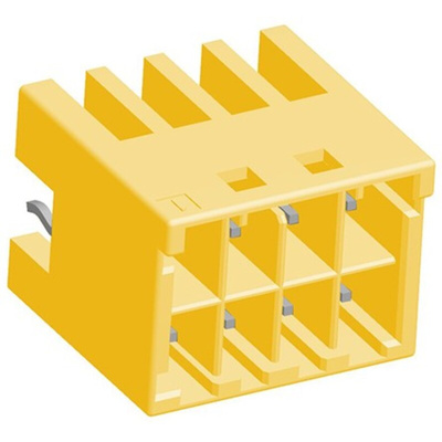 TE Connectivity Grace Inertia Series Straight Through Hole PCB Header, 8 Contact(s), 3.3mm Pitch, 2 Row(s), Shrouded