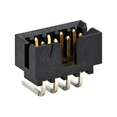 Molex Milli-Grid Series Right Angle Through Hole PCB Header, 12 Contact(s), 2.0mm Pitch, 2 Row(s), Shrouded