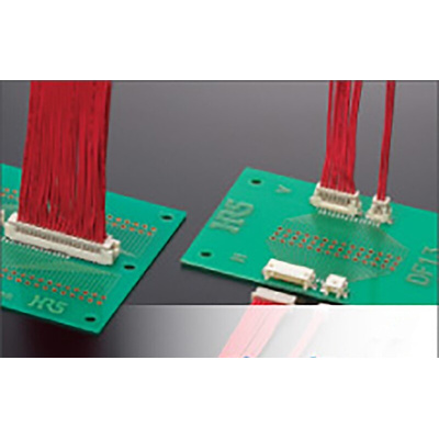 Hirose DF13 Series Straight Surface Mount PCB Header, 10 Contact(s), 1.25mm Pitch, 1 Row(s), Shrouded