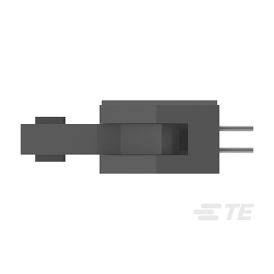 TE Connectivity AMP-LATCH Series Straight Through Hole PCB Header, 10 Contact(s), 2.54mm Pitch, 2 Row(s), Shrouded