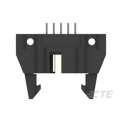 TE Connectivity AMP-LATCH Series Straight Through Hole PCB Header, 10 Contact(s), 2.54mm Pitch, 2 Row(s), Shrouded