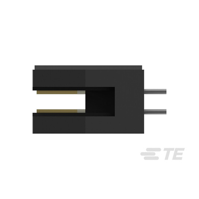 TE Connectivity AMP-LATCH Series Straight Through Hole PCB Header, 20 Contact(s), 2.54mm Pitch, 2 Row(s), Shrouded