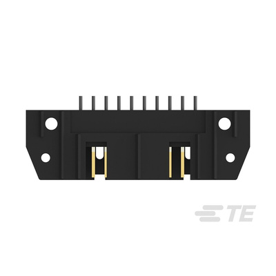 TE Connectivity AMP-LATCH Series Straight Through Hole PCB Header, 20 Contact(s), 2.54mm Pitch, 2 Row(s), Shrouded