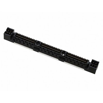 Samtec QMS Series Straight Surface Mount PCB Header, 156 Contact(s), 0.635mm Pitch, 1 Row(s), Shrouded