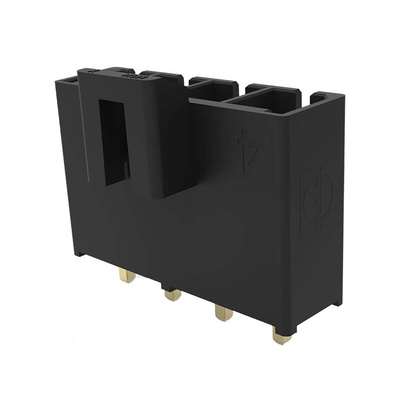 Molex Mega-Fit Series Vertical Through Hole PCB Header, 2 Contact(s), 5.7mm Pitch, 1 Row(s), Shrouded