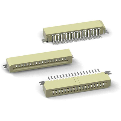 Wurth Elektronik WR-FPC Series Horizontal PCB Header, 10 Contact(s), 1.0mm Pitch, 1 Row(s), Shrouded